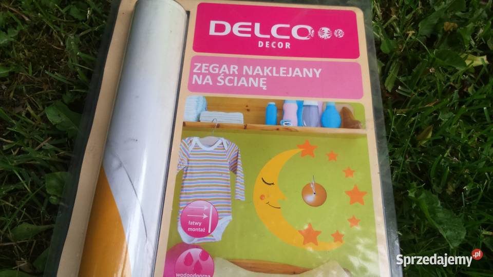 Zegar naklejany na ścianę księżyc średnica kujawsko-pomorskie