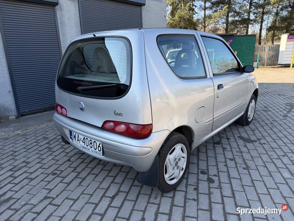 Fiat 600 11 benz 1 właściciel seicento 1100cm3 mazowieckie Osowiec
