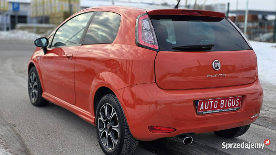 Fiat Punto 14 78 wersja sporting czarny sufit tempomat Lębork