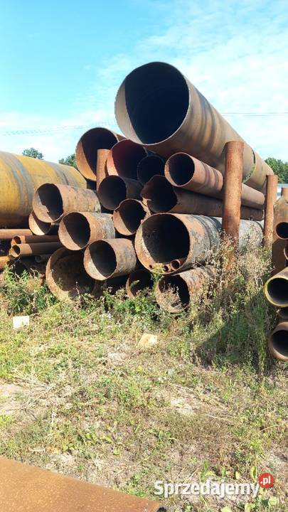 Rury stalowe fi800 używane konstrukcyjne duża Kruszyn