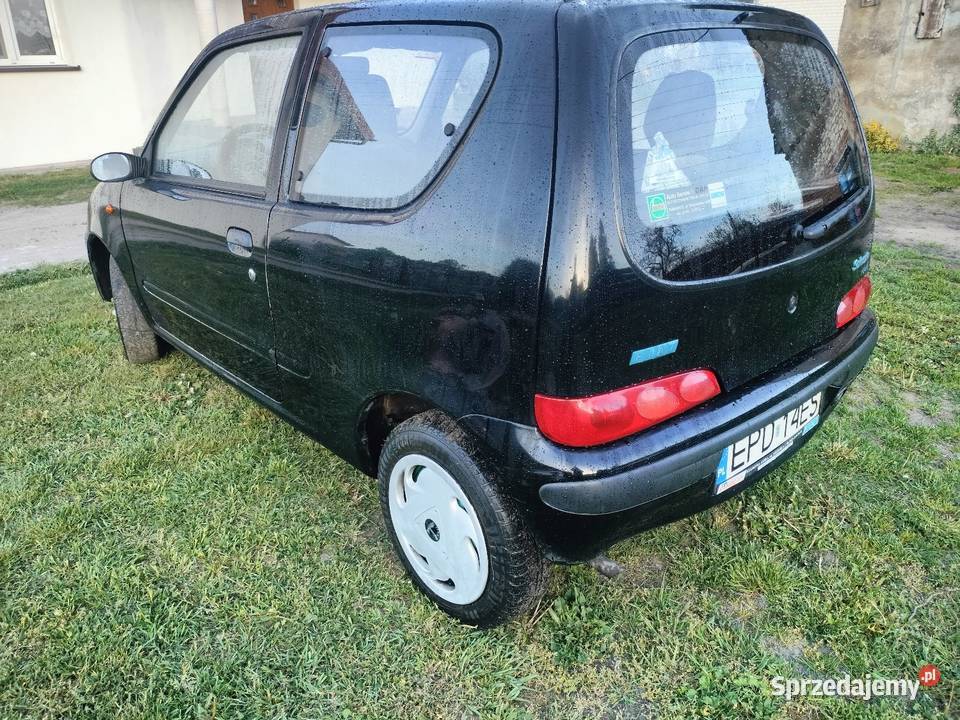 fiat seicento 900 benzyna gaz łódzkie Zalesie