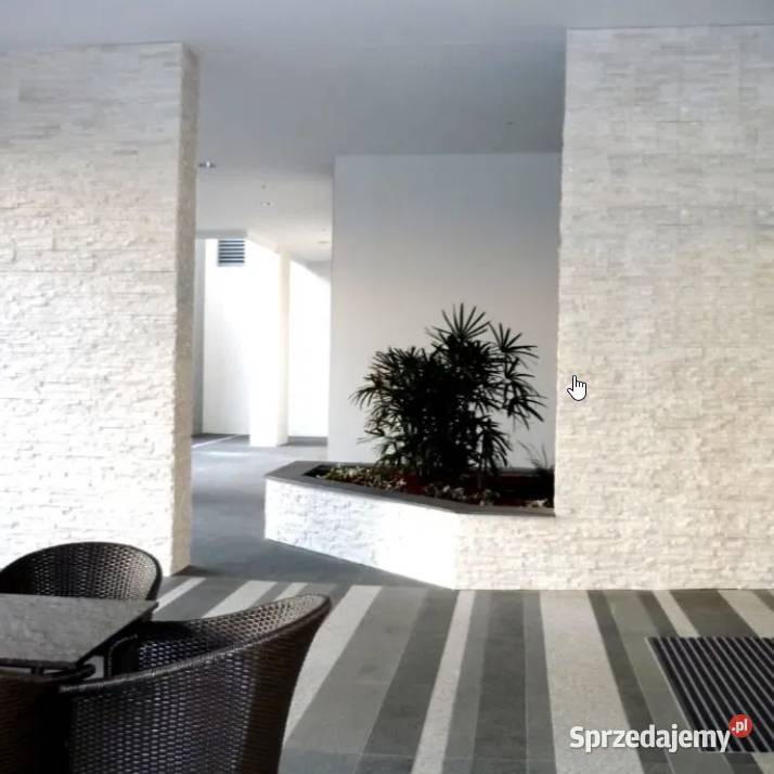 Panel kamienny Kwarcyt Biały White 36x10x1 Kraków