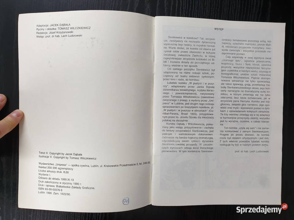 W Pustyni i w Puszczy komiks Gdynia