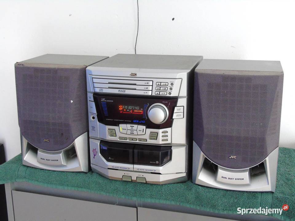 Wieża JVC kolumny Radio AUX mocna DOSTAWA Wieże i miniwieże Elektronika podkarpackie