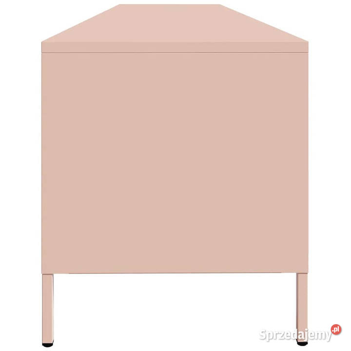 Szafka RTV różowa 202x39x435 stal walcowana na mazowieckie Warszawa