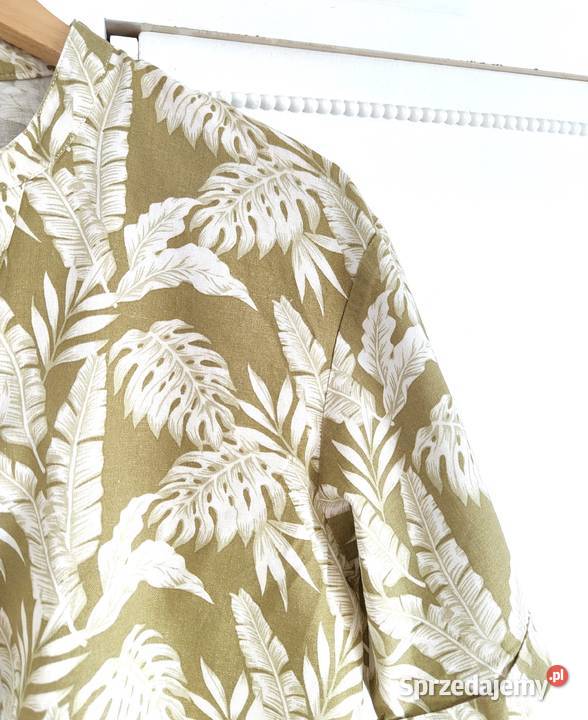 Letnia koszula Cream 38 M len wiskoza lato Szczecin