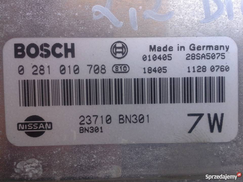 stacyjka komputer Nissan Almera N16 22D zachodniopomorskie Dębno