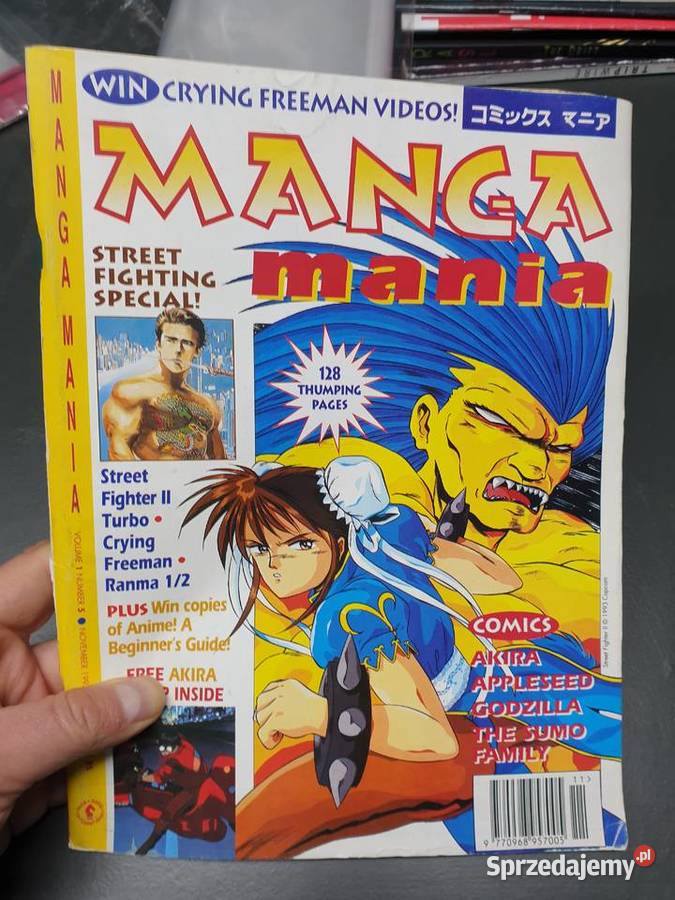 Manga Mania Magazyn komiksowy 1993 Akira Poster Gdynia sprzedam