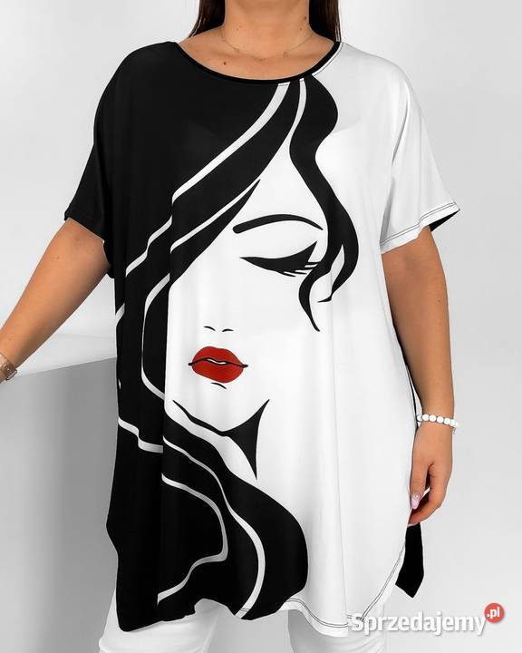 TUNIKA bluzkaplus size2xl 3xl 4xl 505254 kolorowy śląskie Częstochowa