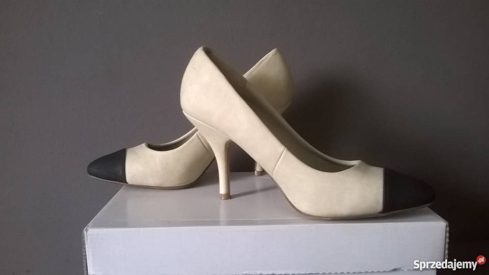 Dwukolorowe szpilki Atmosphere dolnośląskie Oleśnica sprzedam