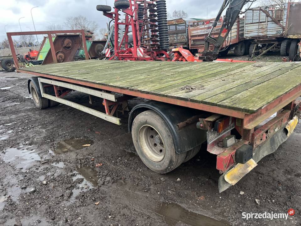 Przyczepa 18 ton platforma do siana slomy Ifa Solnica