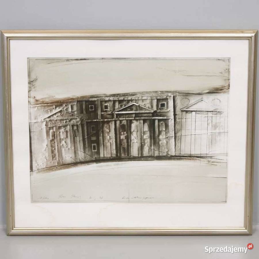 Litografia Czeskiego artysty Peter Paul Piła