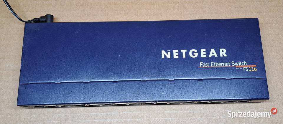 SWITCH NETGEAR FS116 16PORT 10100 dolnośląskie Mielęcin sprzedam