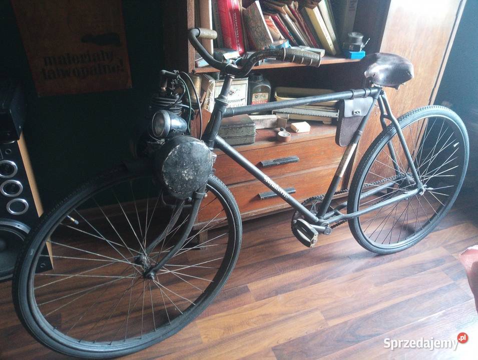 Sprzedam rower z silnikiem gnom nie wsk wfm SHL opolskie Kędzierzyn-Koźle