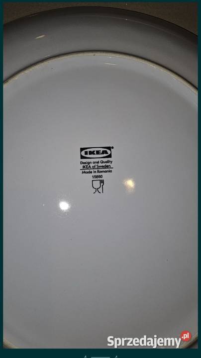 IKEA szklankiTalerze deserowe sztućce mazowieckie Pułtusk