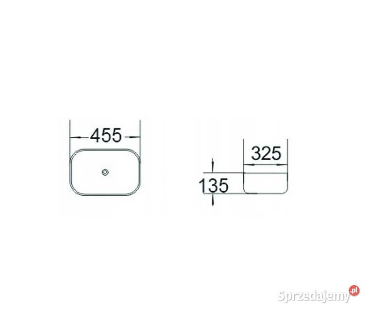 Umywalka nablatowa ceramiczna kamień marmur Choroszcz