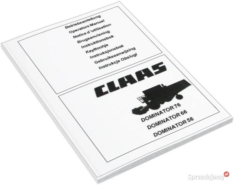 Instrukcja obsługi Claas Lexion 420 IMO katalog Szamotuły