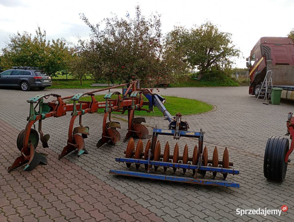 Pług 4skibowy zagonowy kverneland zabezpieczenia
