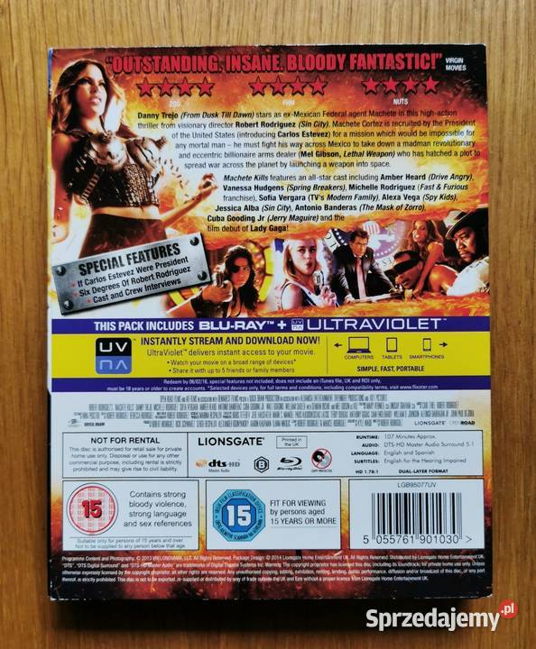Machete Kills Maczeta Zabija Bluray En 2013 Mel Blu-ray