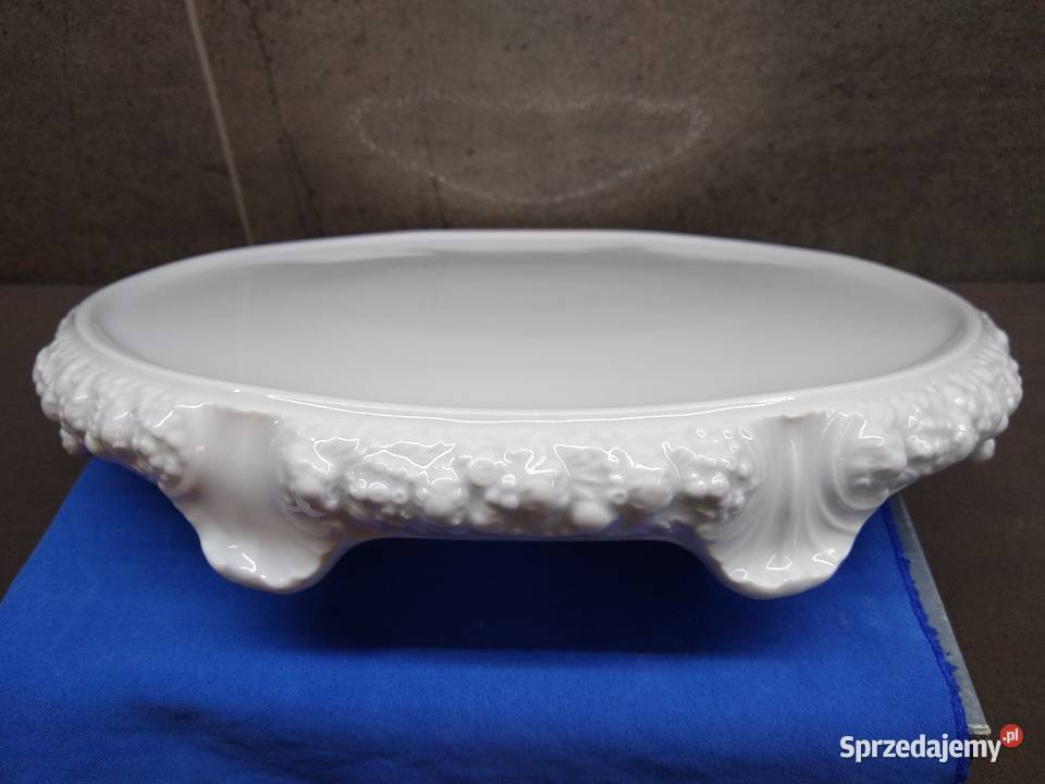 Tortownica na nóżkach Rosenthal Biała Maria wielkopolskie Kalisz