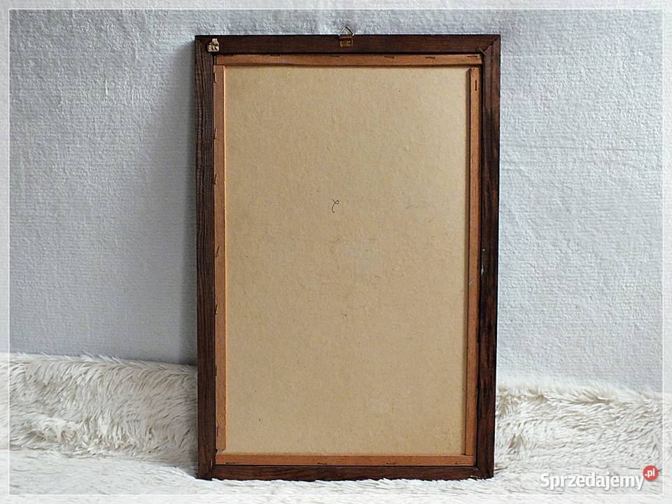 Stary obraz Der Briefbote im Rosental Rarytas o Żary