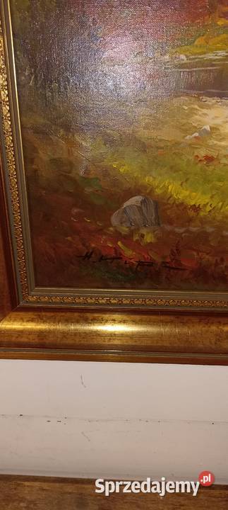 4 obrazy olejne sprzedaż awaryjna oryginalna Warszawa sprzedam