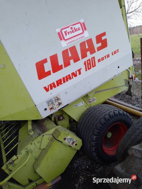 Prasa Claas variant 180 rotor noże siatka nieuszkodzony Danowiec