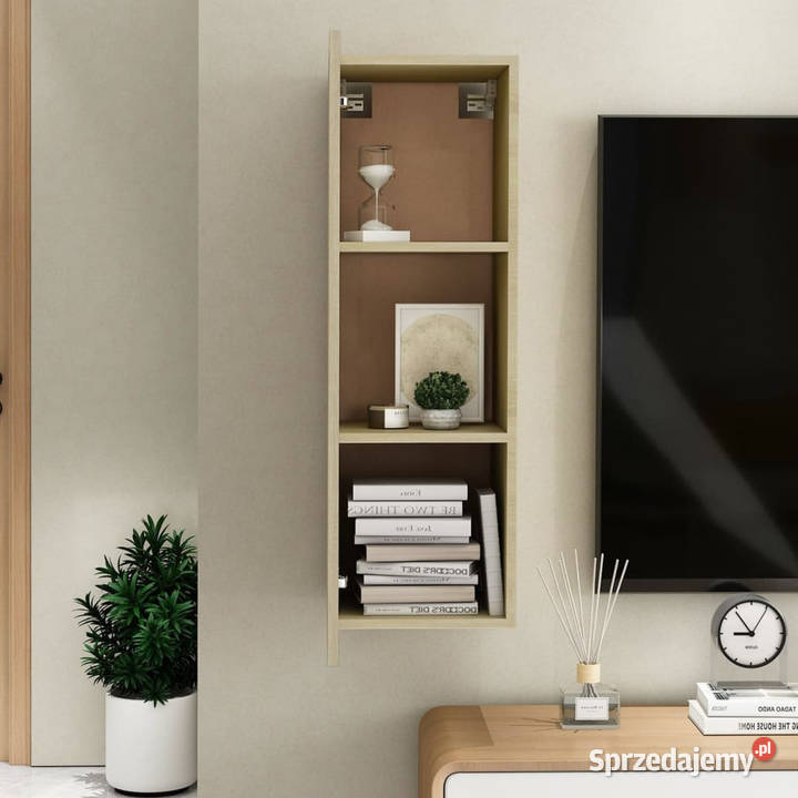 Szafka telewizyjna dąb sonoma 305x30x90 WM803350 Warszawa