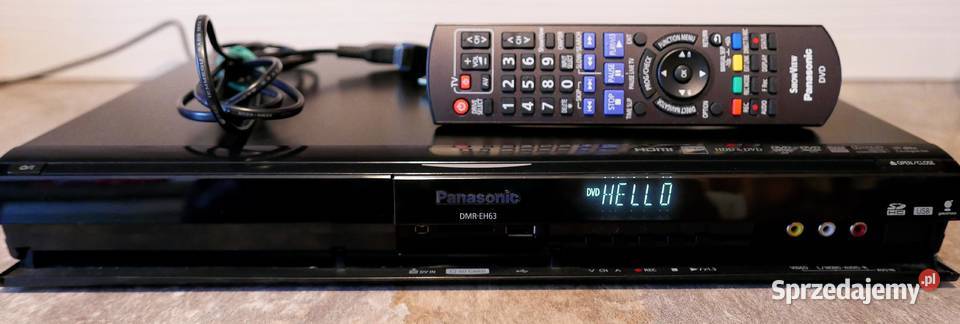 Nagrywarka DVD HDD Panasonic DMREH 63 Przysucha