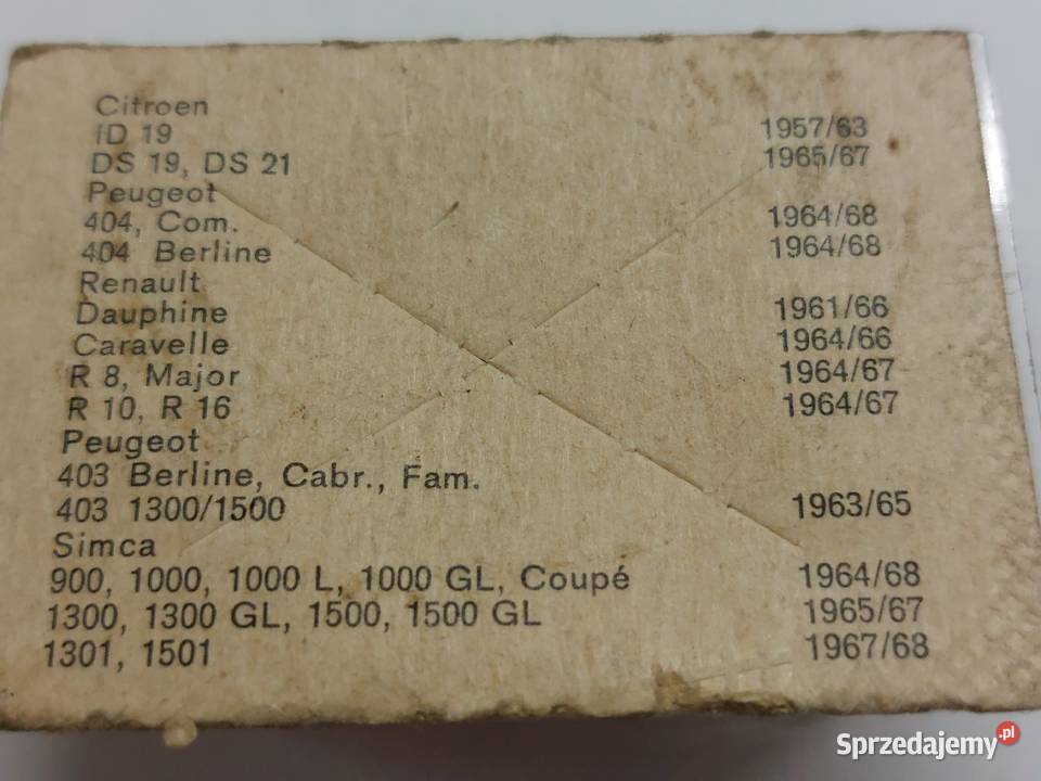 Przerywacz Bosch Renault Dauphine Caravelle R8 Gdynia