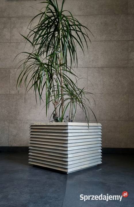 Donica drewniana 3D nowoczesna styl industrialny Doniczki i osłonki Kalety