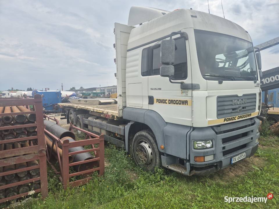 Man tga 26390 auto pomoc przyczepa laweta diesel Krosno sprzedam
