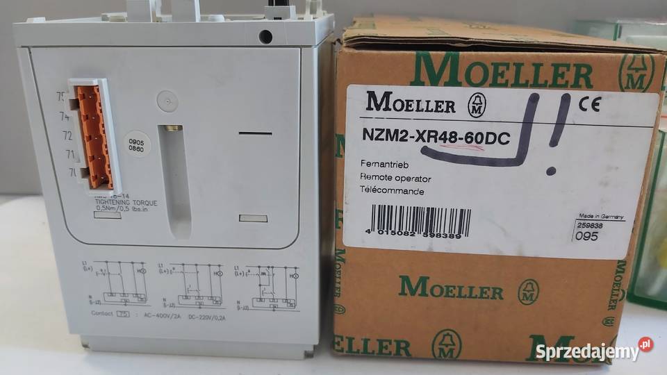 Napęd zdalny Moeller Eaton 4860V DC NZM2XR4860DC Wyszków