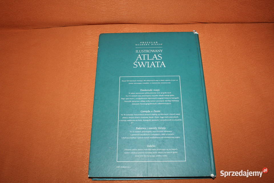 Ilustrowany Atlas Świata Przegląd Readers Digest Rok wydania 2001 śląskie Chorzów sprzedam
