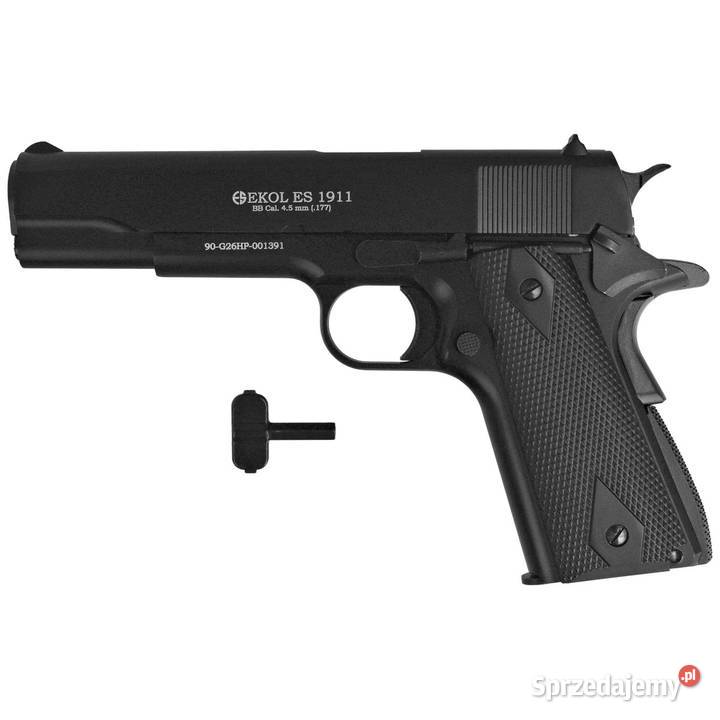 Pistolet wiatrówka Voltran Ekol ES 1911 Black 45 mazowieckie