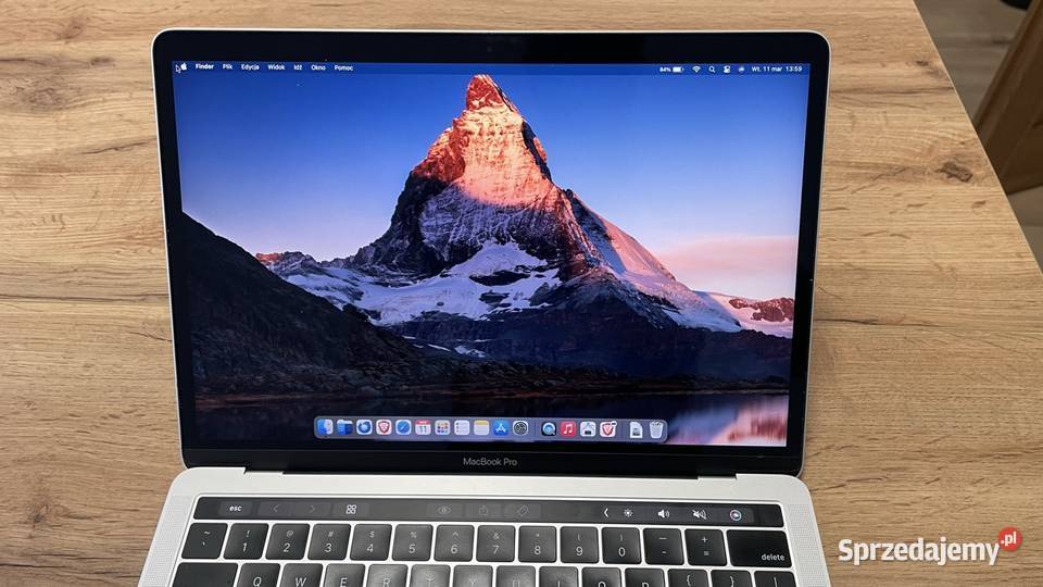 MacBook Pro 13 A1989 i5 RAM 16 GB SSD 256 GB Taktowanie 2 śląskie Częstochowa sprzedam