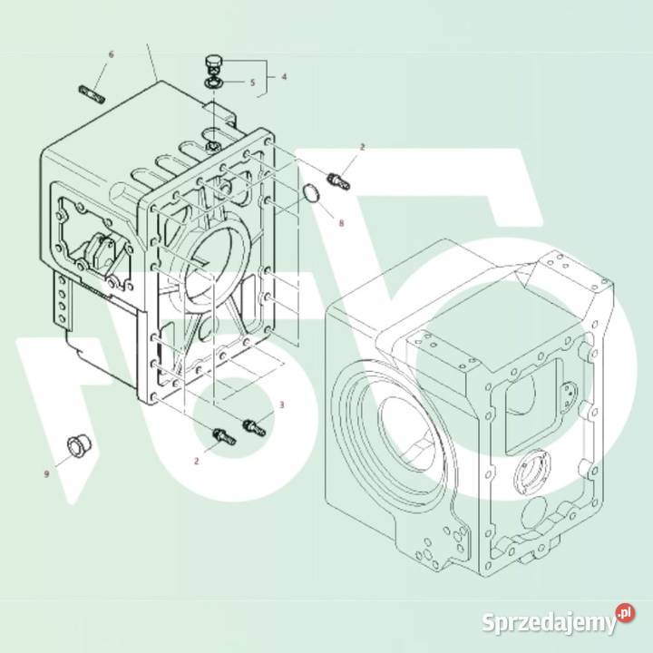 Dyferencjał Tylny 9x44 3619449M93 Wilkowo