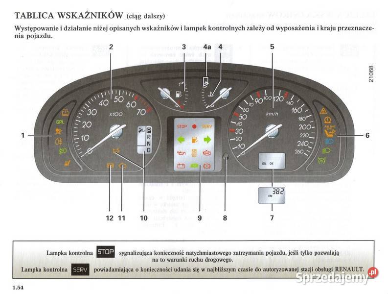 Renault LAGUNA II instrukcja obsługi 250 stron