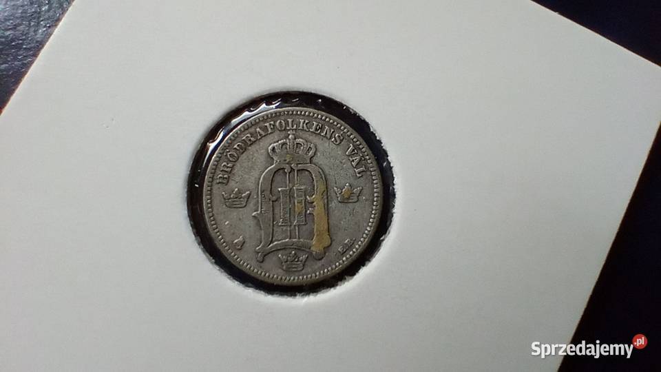 Stare monety 10 ore 1903 Szwecja srebro podkarpackie