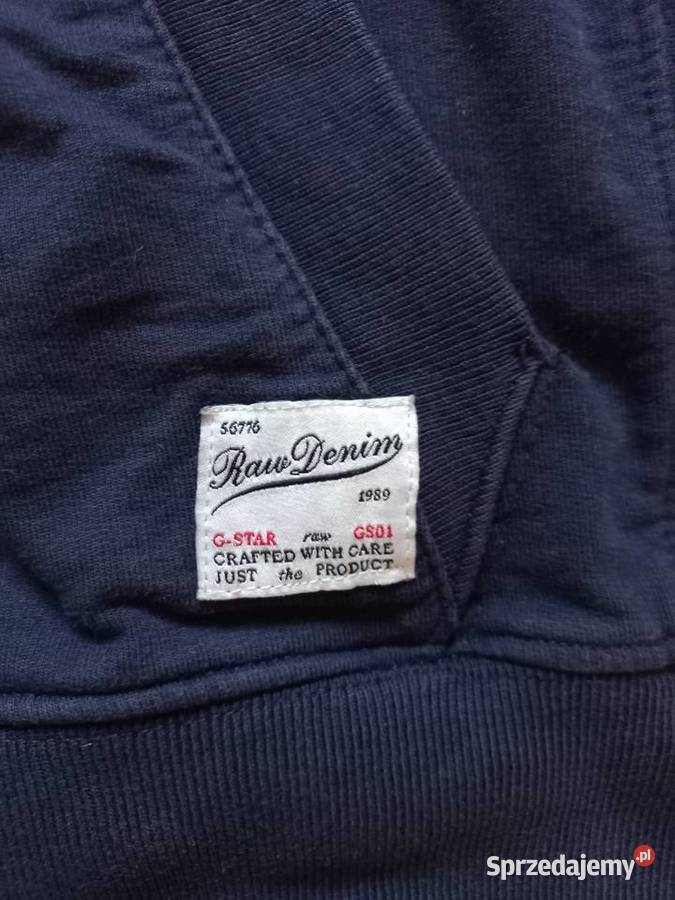 GStar Raw Bluza XXL Granatowa Streetwear Casual Augustów