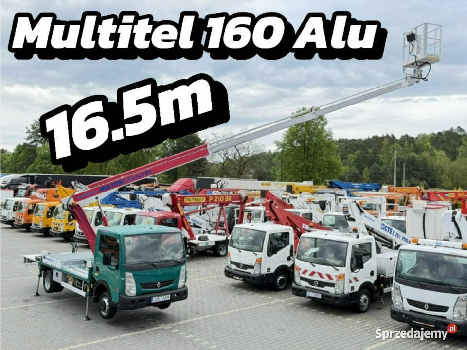 Renault Maxity Podnośnik Koszowy 165m Multitel pełny VAT