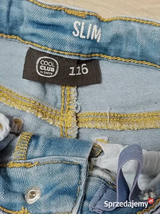 Spodnie jeansowe dziewczęce slim fit 116 Płock
