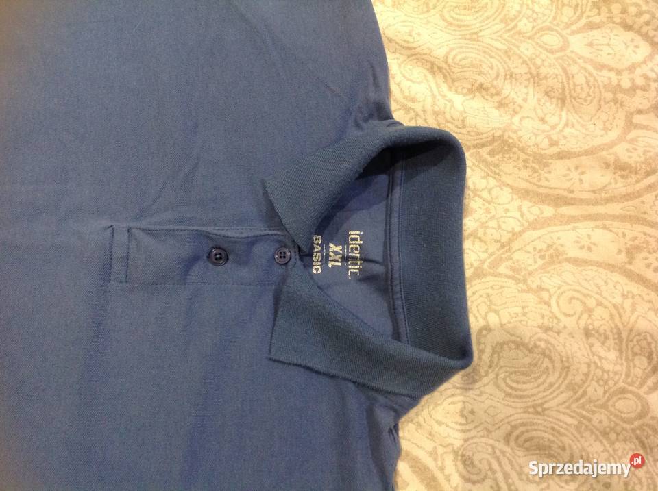 Koszulka Polo Męska IDENTIC XXL Niebieska lubuskie Nowa Sól