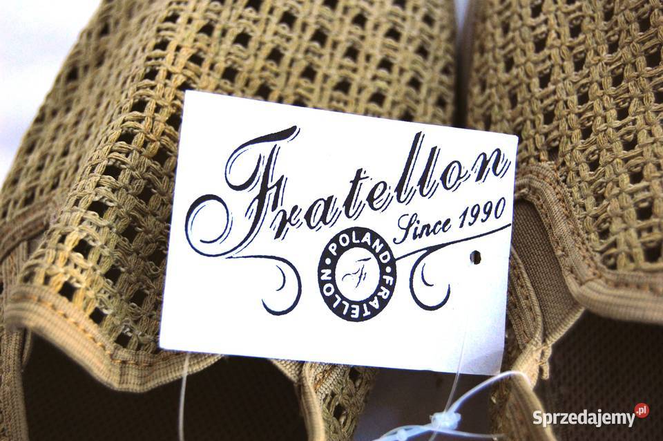 Półbuty z siatki tenisówki męskie khaki beż r46 Lublin