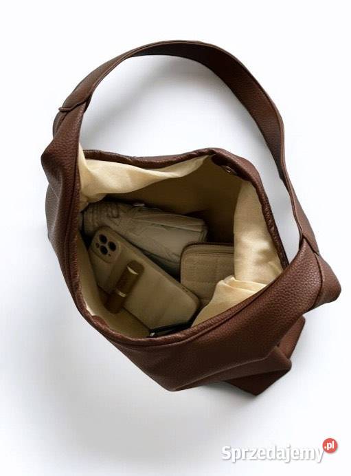 Nowa brązowa torebka hobo skórzana elegancka Kraków