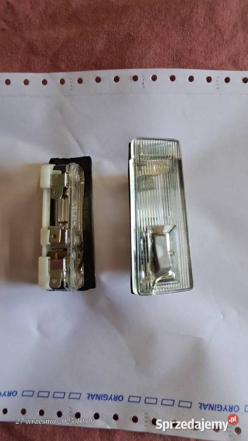 Lampa oświetlenia wnętrza kabiny Fiat 125p osobowe Kurów sprzedam