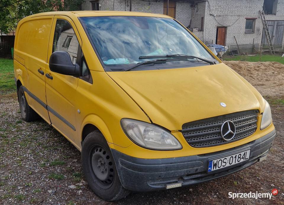 Syndyk sprzeda MercedesBenz Vito 109 CDI 2007 r manualna Budki sprzedam
