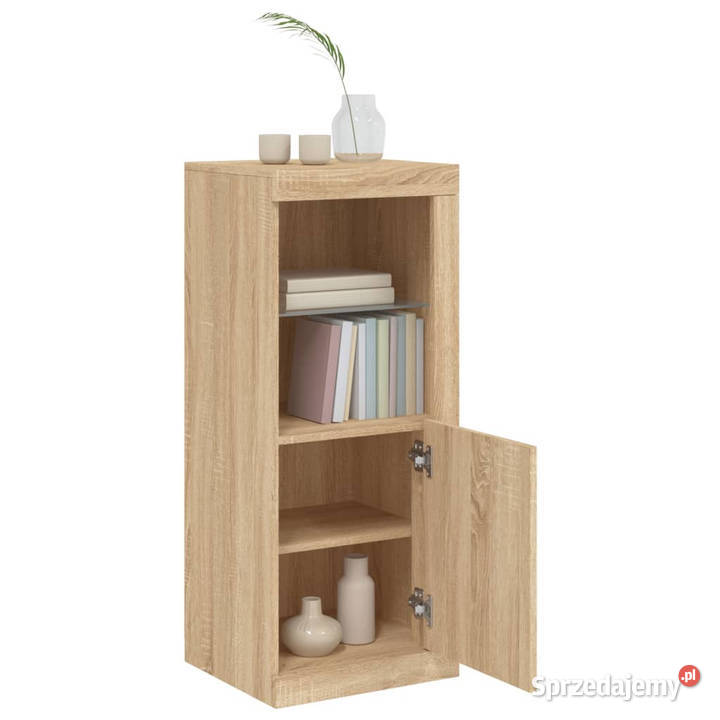 Szafka z oświetleniem LED dąb sonoma 41x37x100 Szafki Warszawa