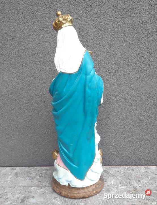 Stara figura gipsowa Matka Boska z Dzieciątkiem Tczew