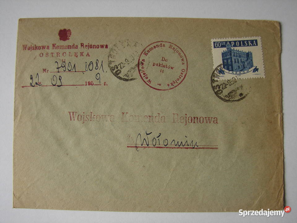Ostrołęka Ruciane Wojskowa Komenda Rejonowa mazowieckie Warszawa